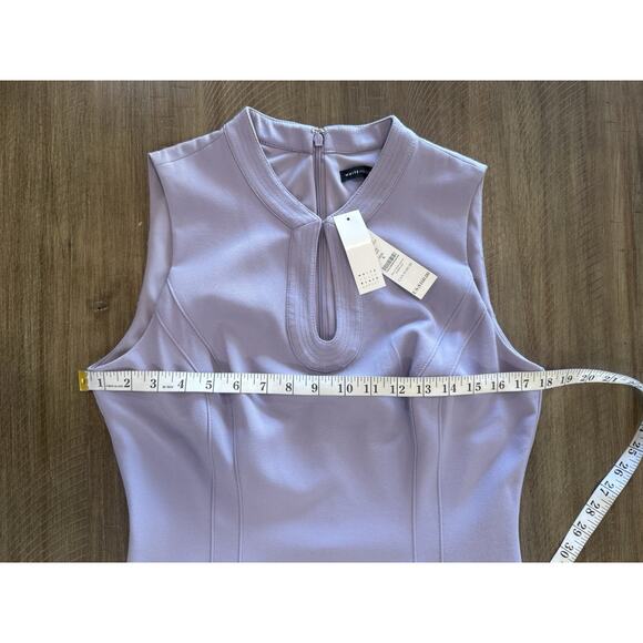 NWT White House Black Market Light Purple Keyhole Sheath Dress Size 8 NEW $160 - Picture 8 of 13